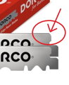 Dorco for Barber RED Poloviční žiletky 100ks
