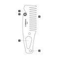 Hrebeň CRAFT multi-tool