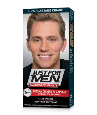 Just For Men šampón na šedivé vlasy H-25 Light Brown