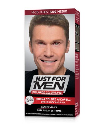 Just For Men šampón na šedivé vlasy H-35 Medium Brown