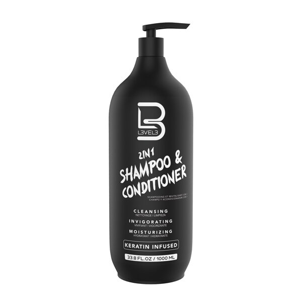 L3VEL3 Shampoo&Conditioner šampón kondicionér na vlasy 1000ml